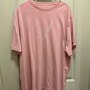American Eagle Outfitters Pink Relaxed Fit Short Sleeve Tee